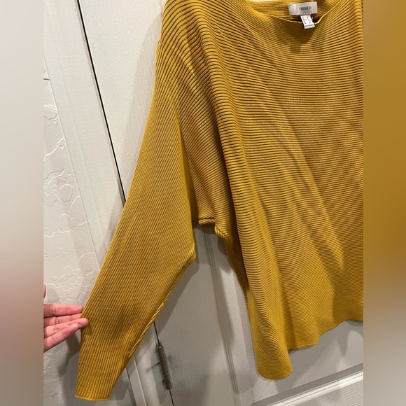 Plus Forever 21 Mustard Yellow Ribbed Sweater - Picture 4 of 5